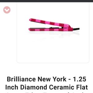 Brilliance New York 1.25 inch Diamond Ceramic Flat Iron